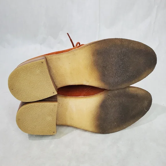 Clarks Originals Phenia Carnaby Ankle Boots Size 8.5 Suede Leather Fall Shoe - Picture 6 of 9